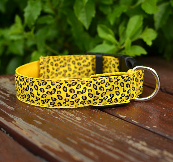 Leoparden LED Halsband
